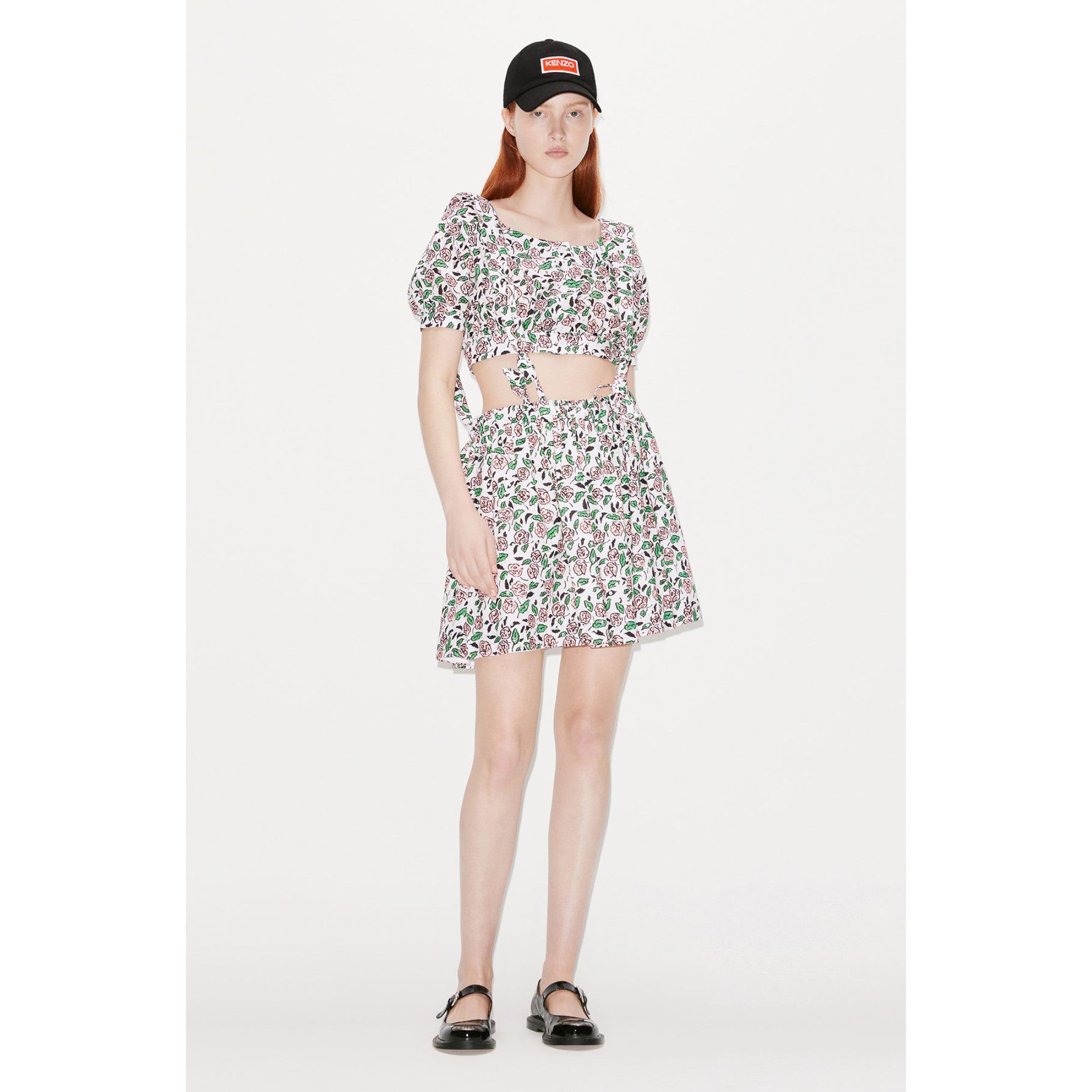 Women Cropped Blouse - Off White