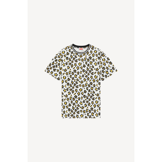 Women Hana Leopard Oversize T-Shirt - Off White