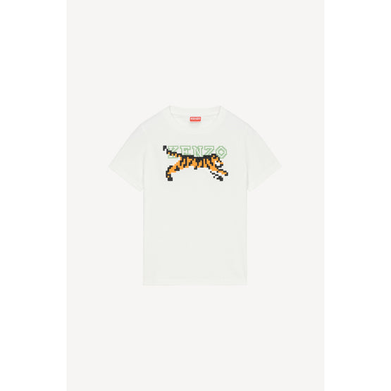 Women Kenzo Pixel Classic T-Shirt - Off White