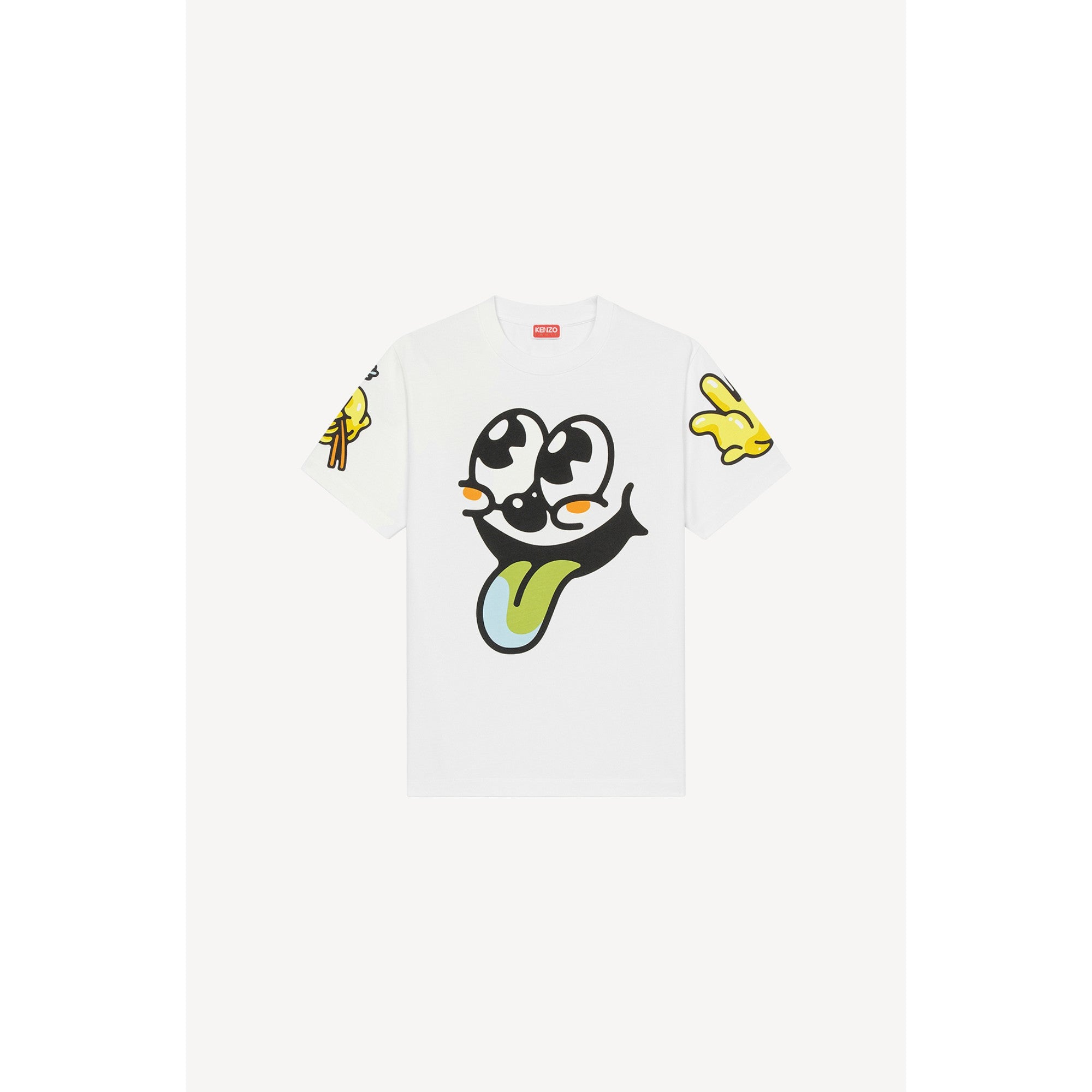 Women Boke Boy Loose T-Shirt - Off White