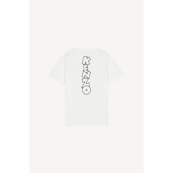 Women Boke Boy Loose T-Shirt - Off White