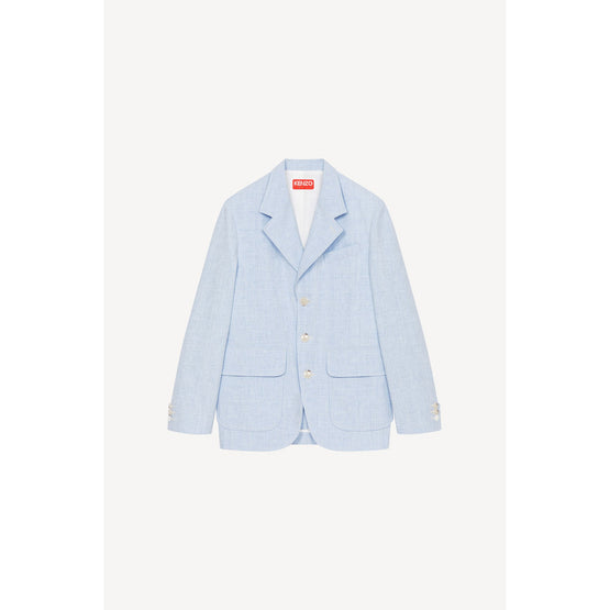 Women Oversize Blazer - Sky Blue
