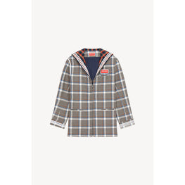 Women Tailored Sailor Jacket - Middle Grey