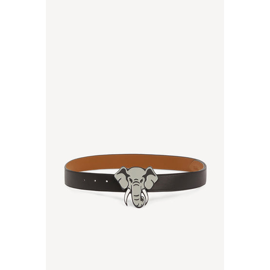 Men Large Reversible Belt - Black