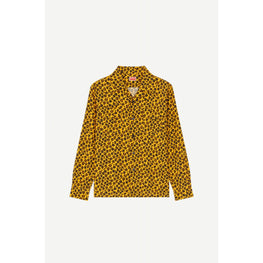 Men Hana Leopard Hawaiian Shirt - Golden Yellow