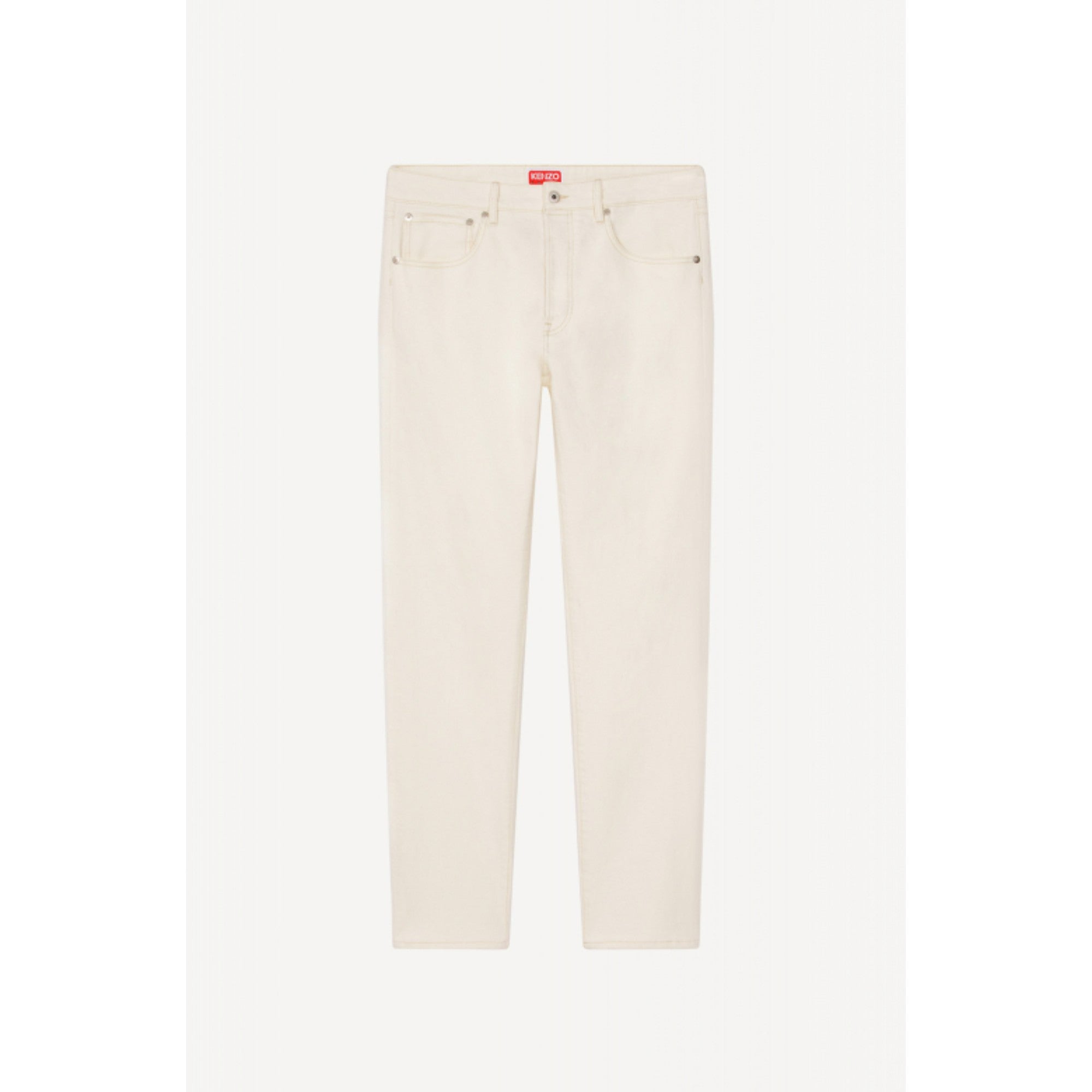 Men Bleached Bara Slim Jeans - Bleached White Denim