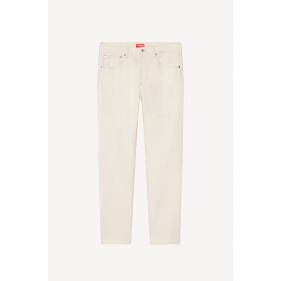 Men Bleached Bara Slim Jeans - Bleached White Denim