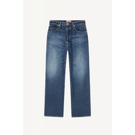 Men Dark Stone Suisen Relaxed Jean - Dark Stone Blue Denim