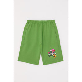 Men Hawaiian Flower Classic Short - Grass Green