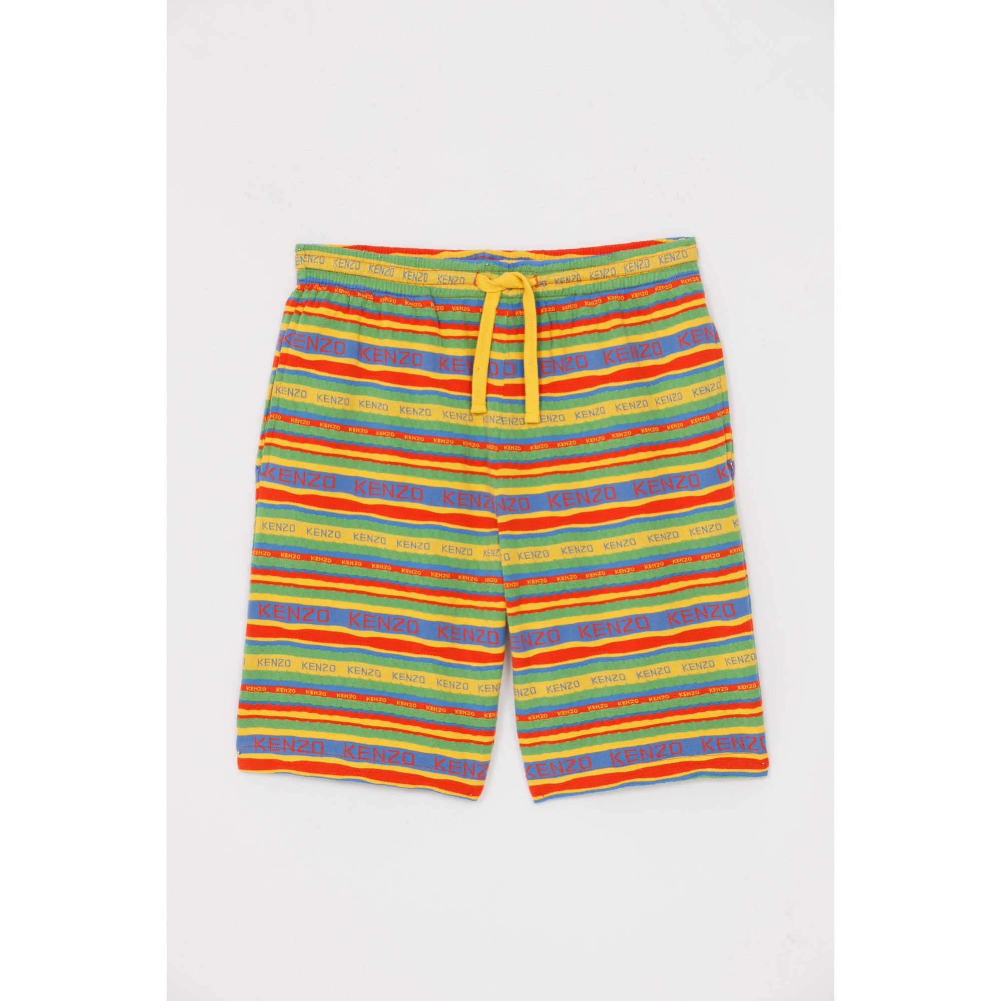 Men Logo Stripe Short - Golden Yellow