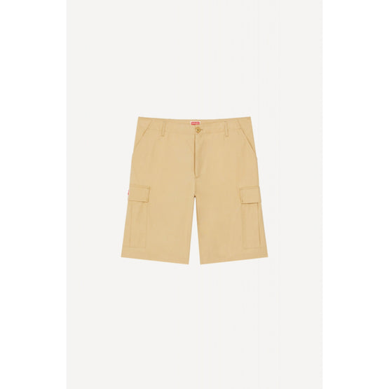 Men Cargo Workwear Short - Beige