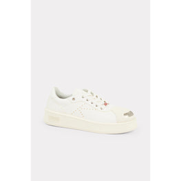 Men Kenzo Hoops Low Top Sneakers - White