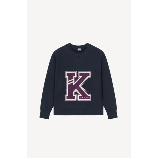 Men Kenzo College Exagerated Sweat - Midnight Blue