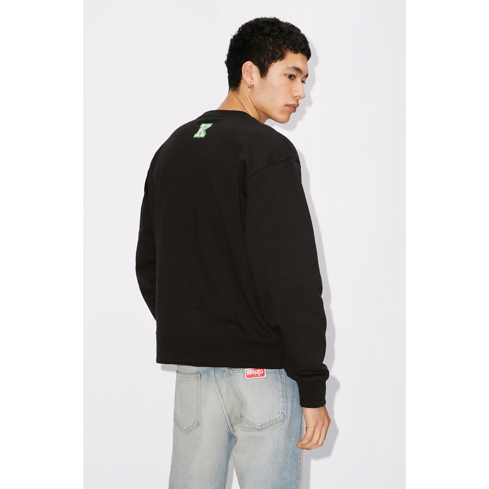 Men Kenzo Pixel Sweatshirt - Black