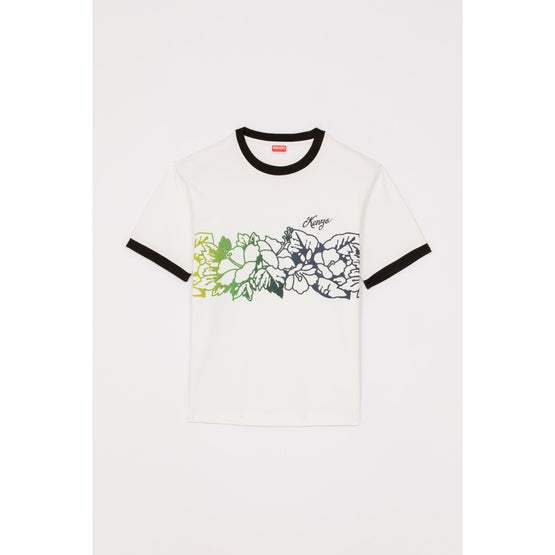 Men Hawaiian Flower Slim T-Shirt - Multicolor