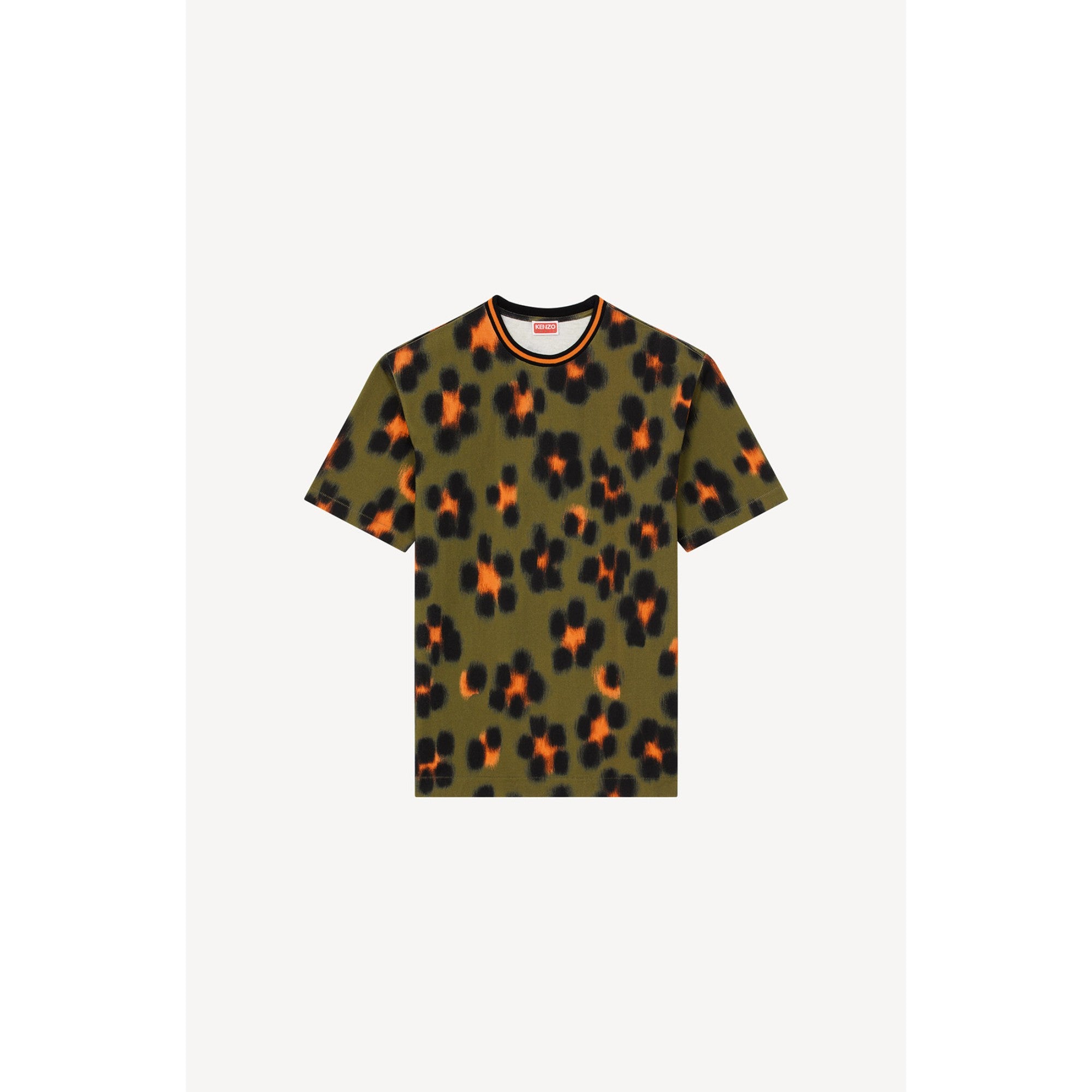 Men Hana Leopard Classic T-Shirt - Khaki