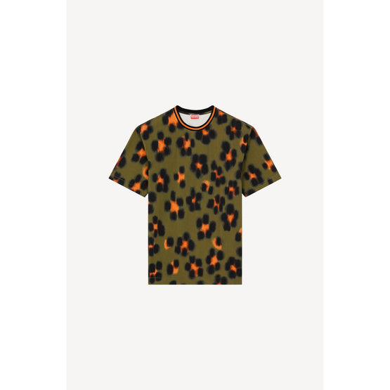 Men Hana Leopard Classic T-Shirt - Khaki