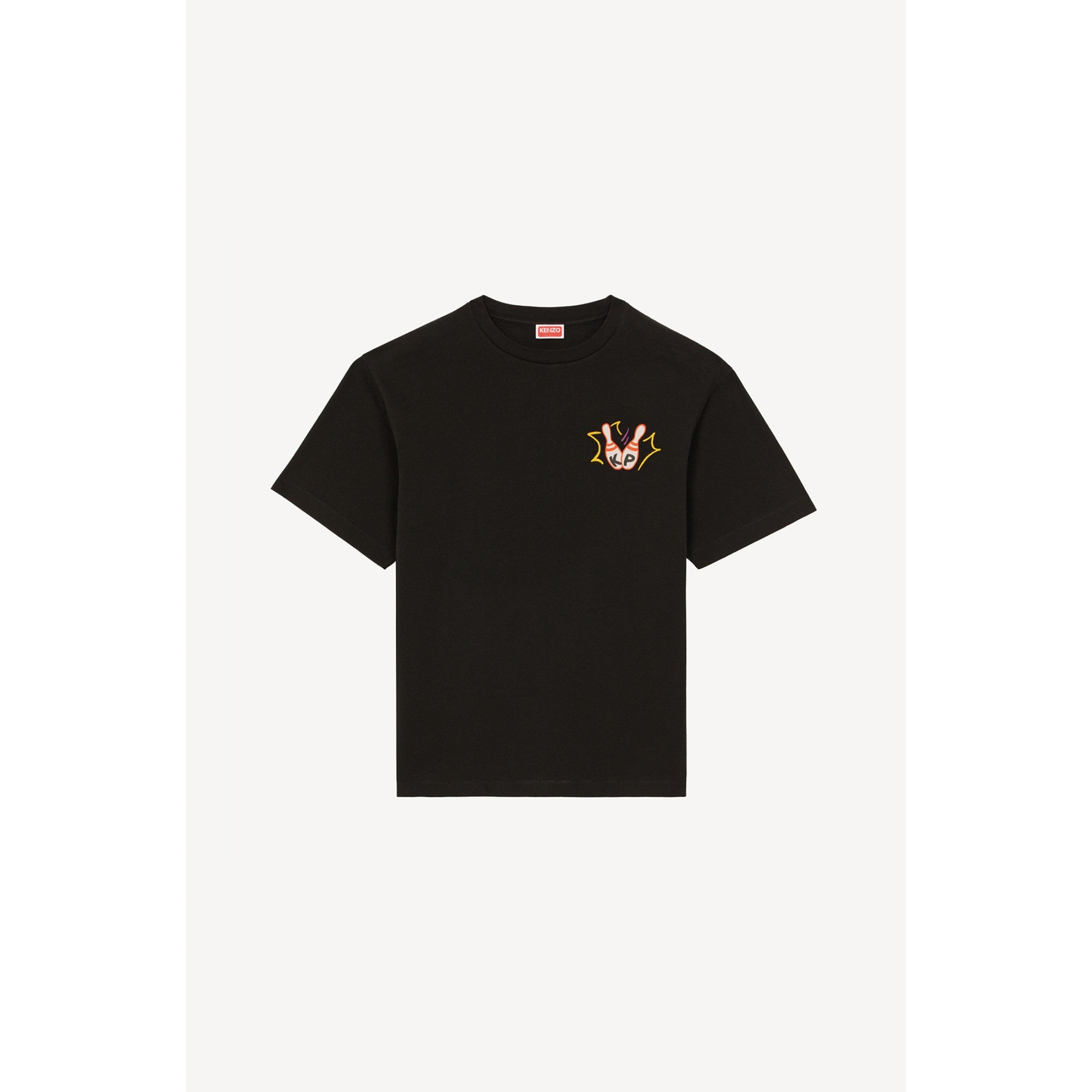 Men Kenzo Bowling Team Oversize Ts - Black