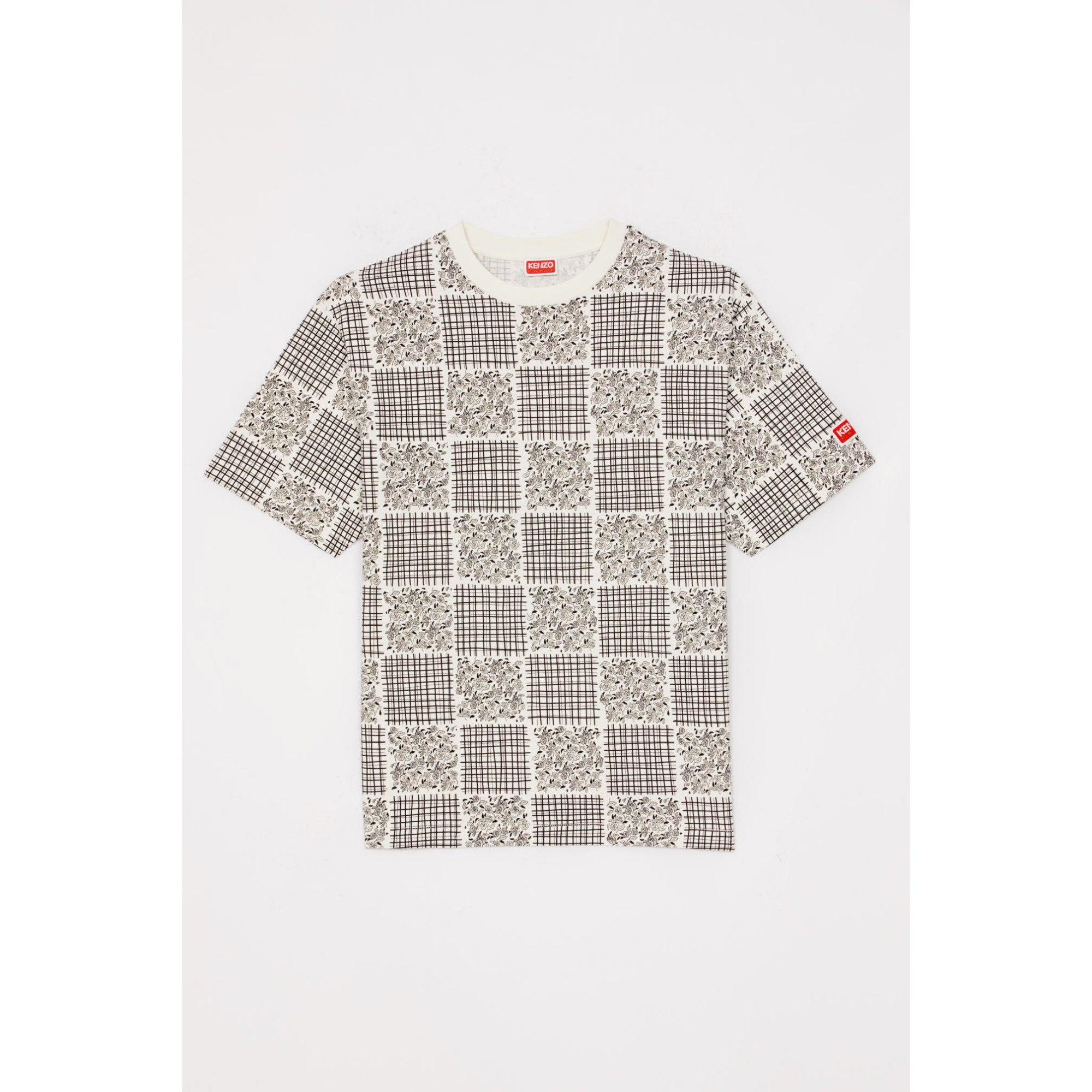 Men Hana Ditsy Classic T-Shirt - Off White