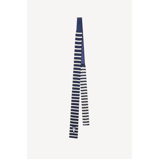 Men Tie 6cm Nautical Stripes - Midnight Blue