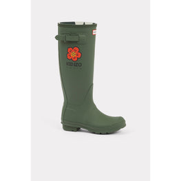 Women Kenzo X Hunter Wellington Boot - Dark Khaki