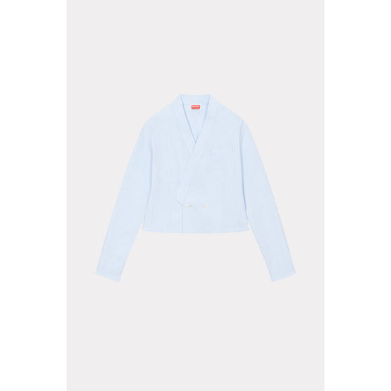 Women Kimono Shirt - Sky Blue