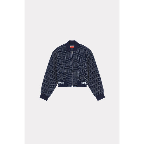 Women Rinse Blue Bomber Jacket - Rinse Blue Denim