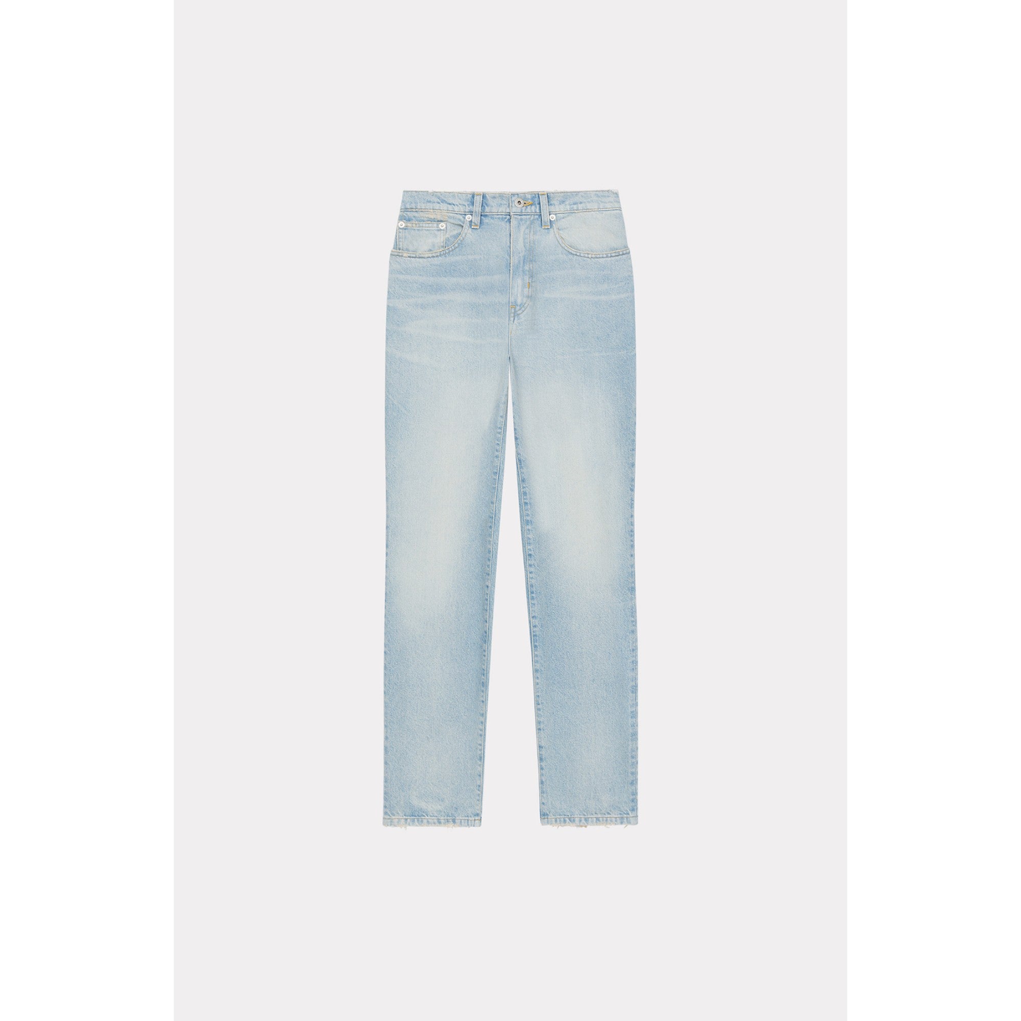 Women Stone Blue Asagao Straight Fit - Medium Stone Blue Denim