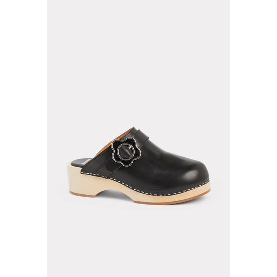 Women Kenzo Clog Mules - Black