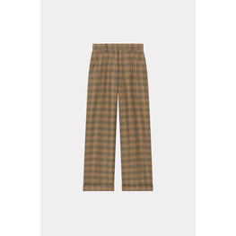 Women Tailored Regular Pants - Dark Camel