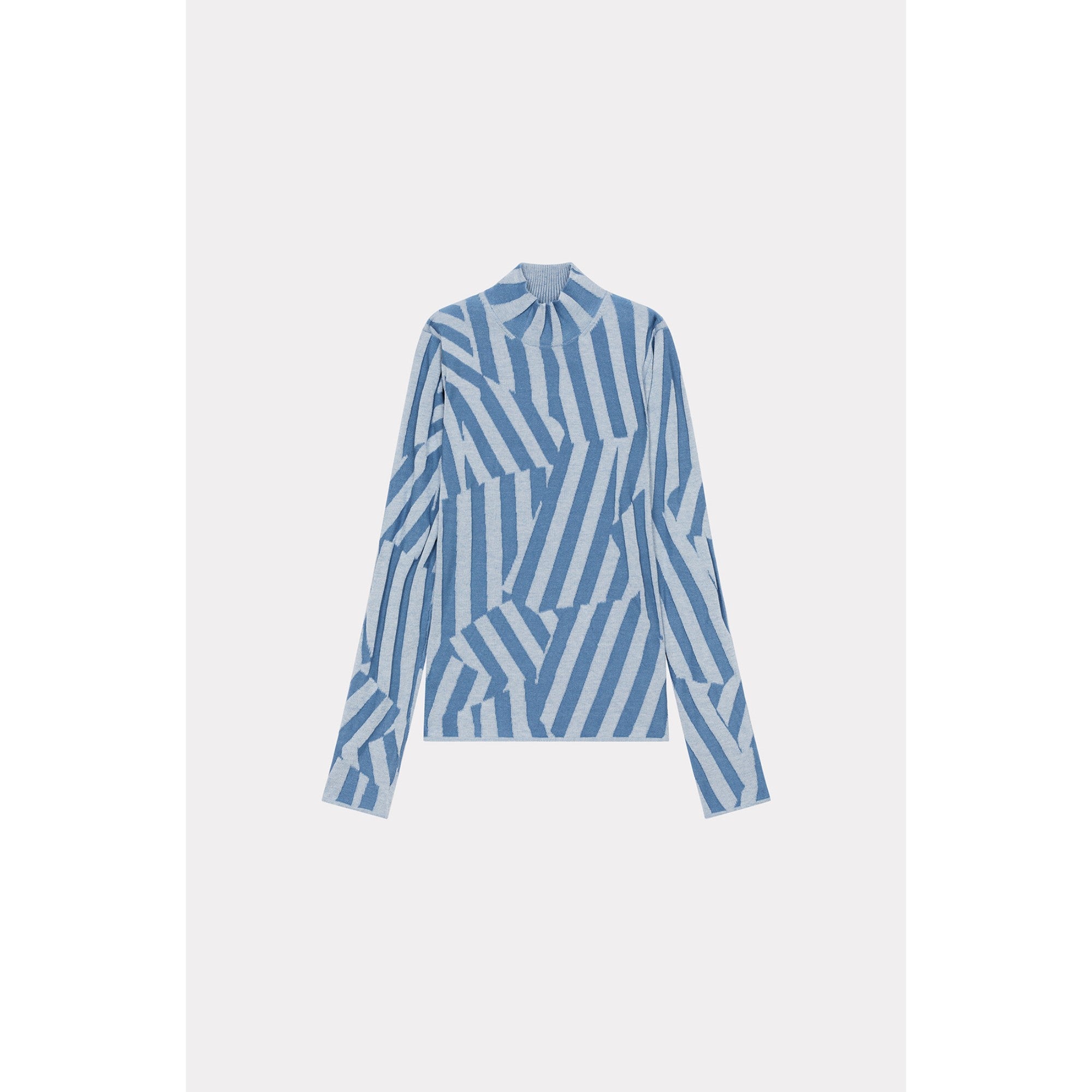 Women Kenzo Dazzle Stripe Jumper - Cyan