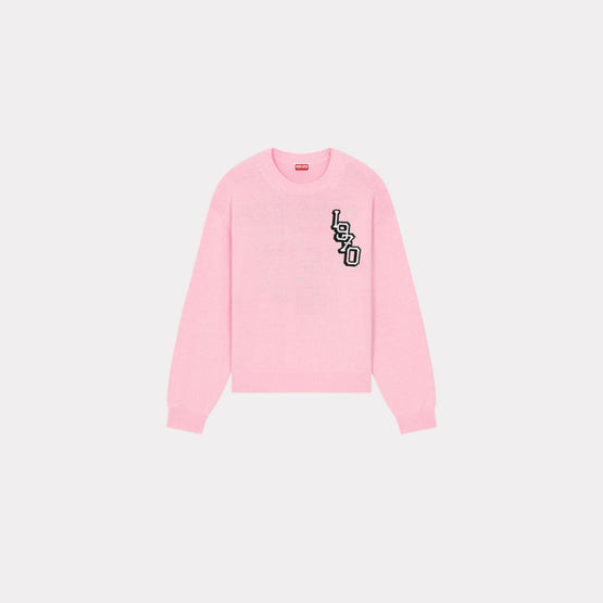 Women Tiger Varsity Jumper - Faded Pink