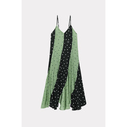 Women Kenzo Flower Spot Long Dress - Black