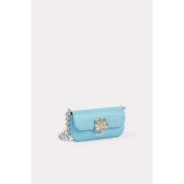 Women Shoulder Bag - Cyan
