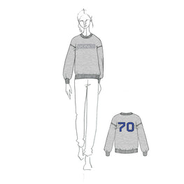 Women Kenzo University Regular Sw - Pale Grey