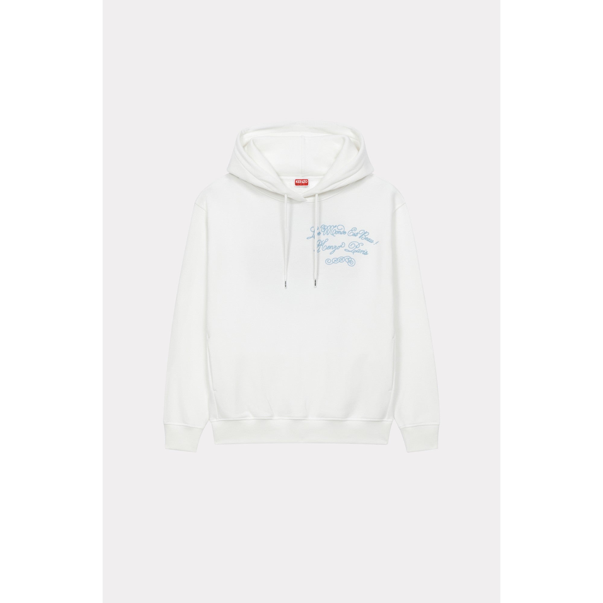 Women Kenzo Travel Regular Hoodie - Off White