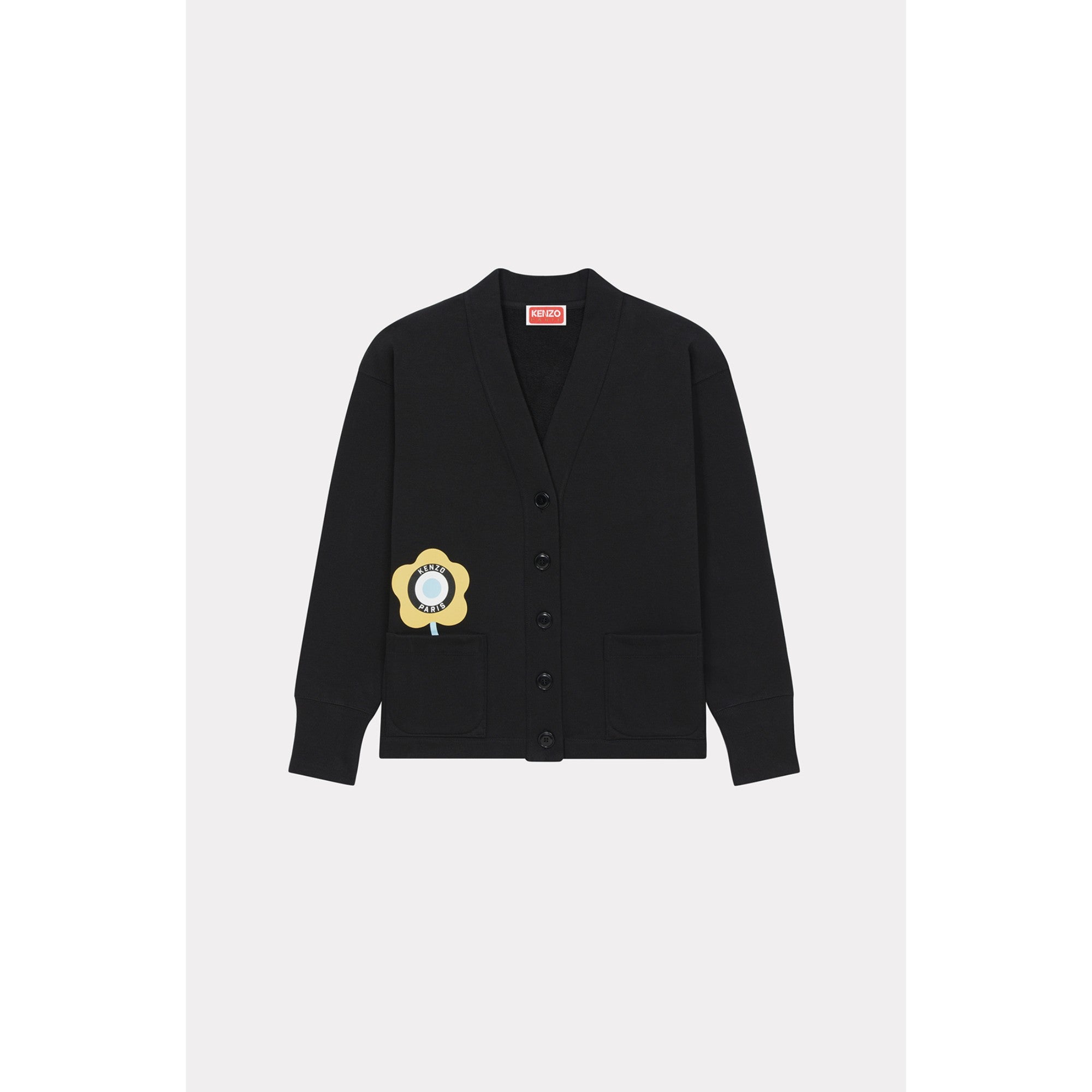 Women Kenzo Target Sw Cardigan - Black