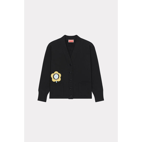Women Kenzo Target Sw Cardigan - Black