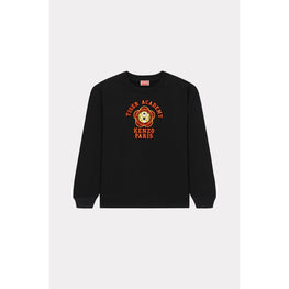 Women Graphic Regular Sweatshrt - Black