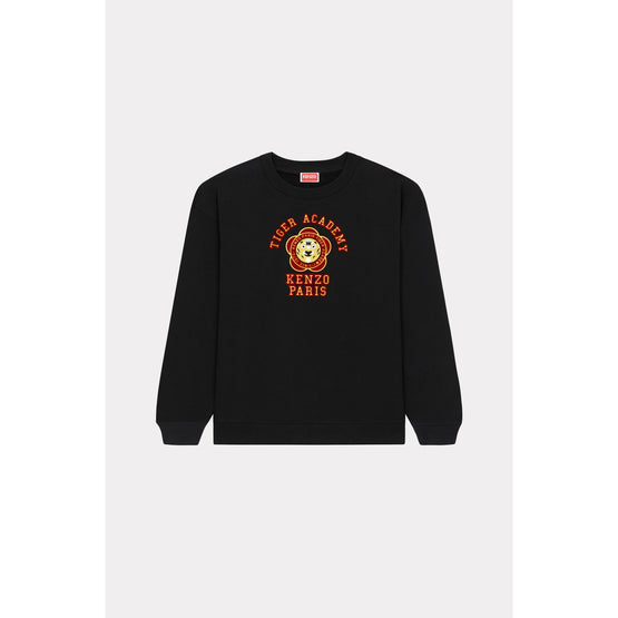 Women Graphic Regular Sweatshrt - Black