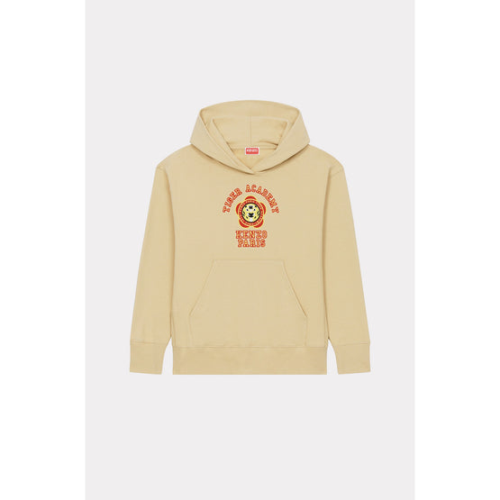 Women Graphic Oversized Hoodie - Camel