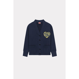 Women Kenzo Hearts Cardi Sweatshirt - Midnight Blue