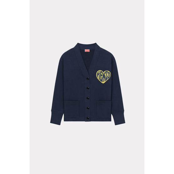 Women Kenzo Hearts Cardi Sweatshirt - Midnight Blue