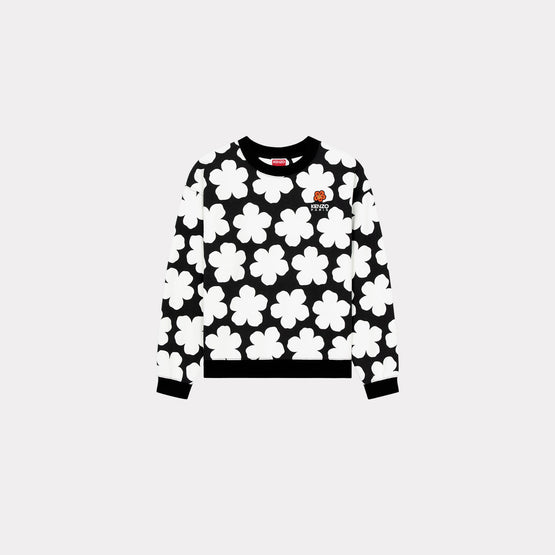 Women Hana Dots Regular Sweatshirt - Black