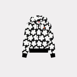 Women Hana Dots Classic Hoodie - Black