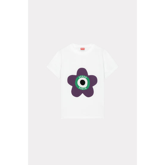 Women Kenzo Target Classic T-Shirt - Off White