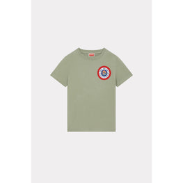Women Placed Graphic Classic T-Shirt - Sage Green