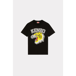 Women Tiger Varsity Classic T-Shirt - Black