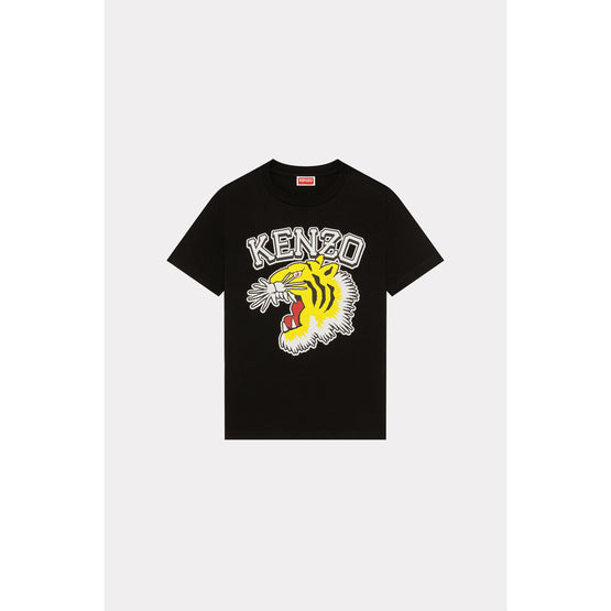 Women Tiger Varsity Classic T-Shirt - Black