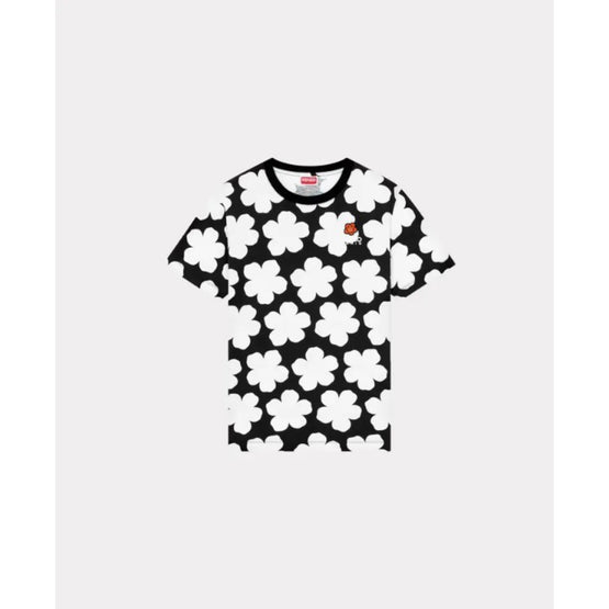 Women Hana Dots Loose T-Shirt - Black